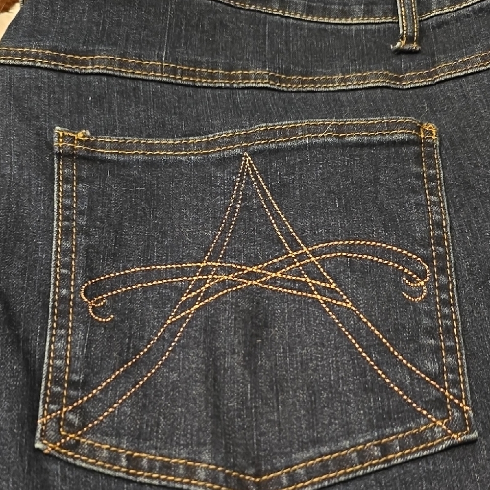 Women's Boot Cut Jeans - Dark Blue